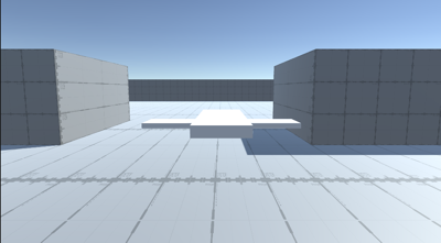 Camera locked to the target with world up, at start.