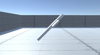 Effect on the camera when you apply a 45 degree downward pitch on the target.