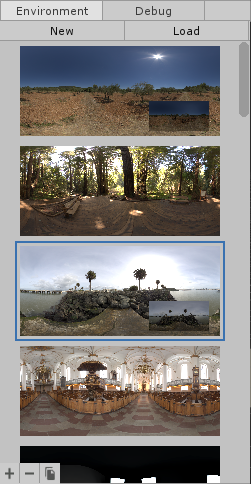 Environment Library asset.