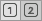 Buttons for switching between viewports 1 and 2.